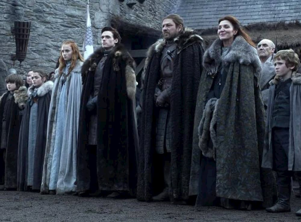 The Stark Family From Games of Thrones