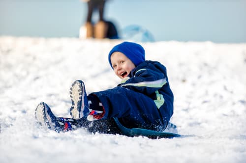 Tobogganing